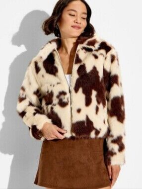 Wild Fable Faux Fur Jacket with full zip